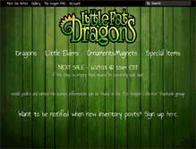 Tablet Screenshot of littlefatdragons.com